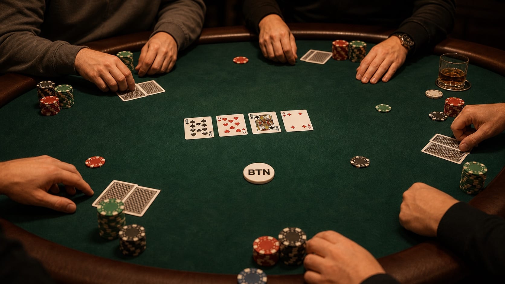 ポーカーのポジション完全ガイド｜UTG/BTN/SB/BBの名前と役割を解説 | POKER Q'z